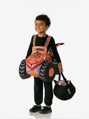 NWT Hot Wheels™ Monster Trucks Tiger Shark Ride-On Costume with Sound 4-6Y